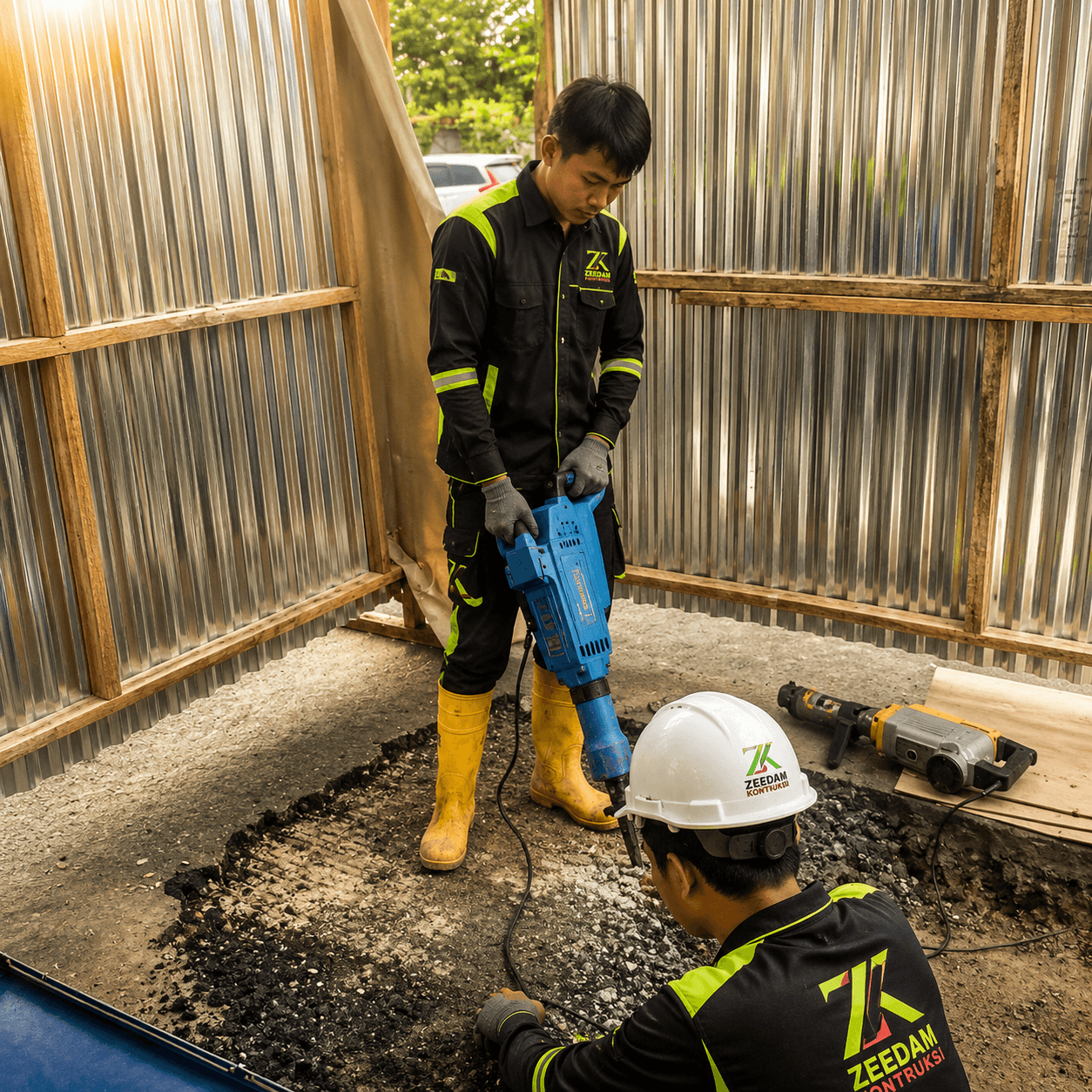 Sewa Jackhammer CV. ZEEDAM KONTRUKSI